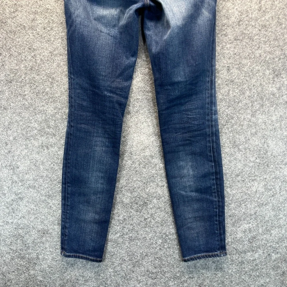 Madewell‎ Jeans Women's 26 Skinny Skinny Dark Blue Stretch Mid Rise Denim Pants